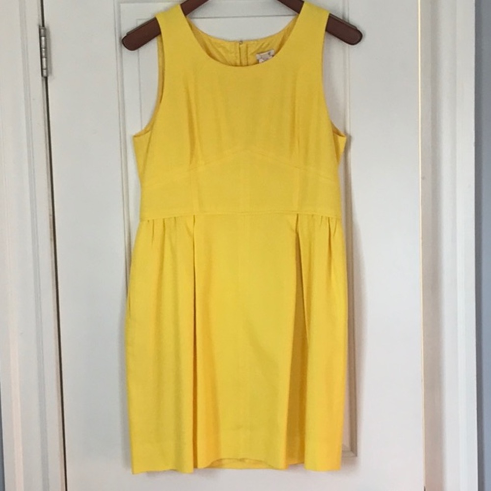 Golden yellow JCrew Sundress